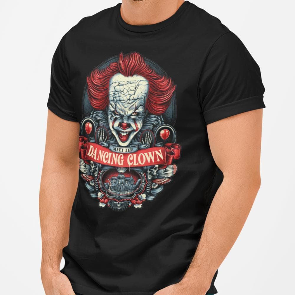 IT t-shirt skräckfilm horror Dancing Clown Halloween Unisex