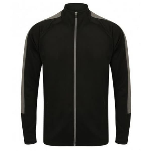 Finden & Hales Mens Knitted Tracksuit Top