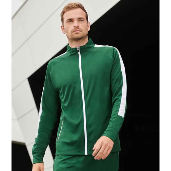 Finden & Hales Mens Knitted Tracksuit Top