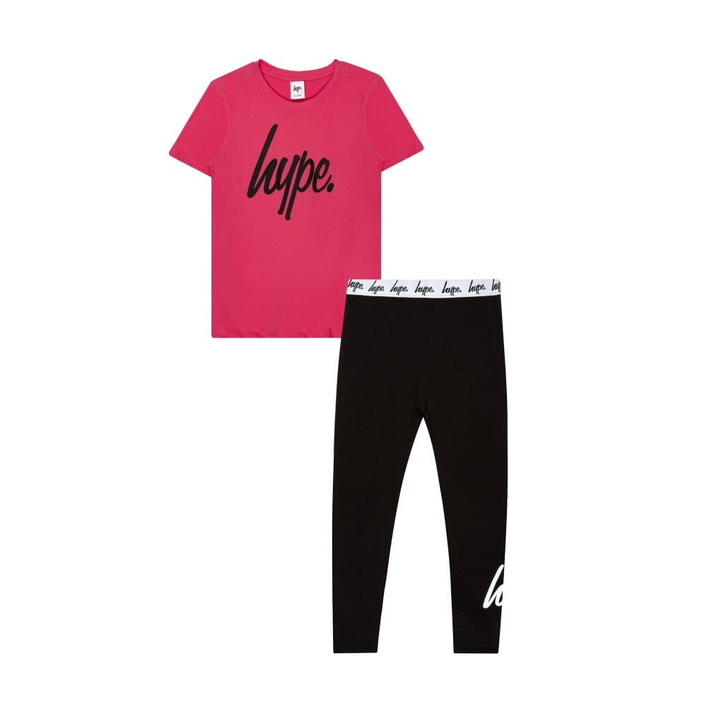 Hype Set med T-Shirt och Leggings för barn/barn