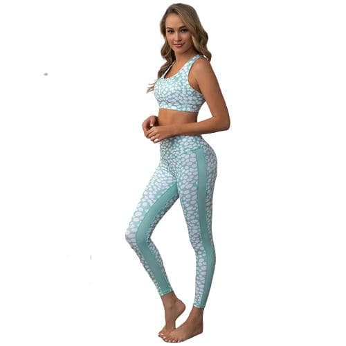 Prickig Yoga Fitness 2-delat Träningsset