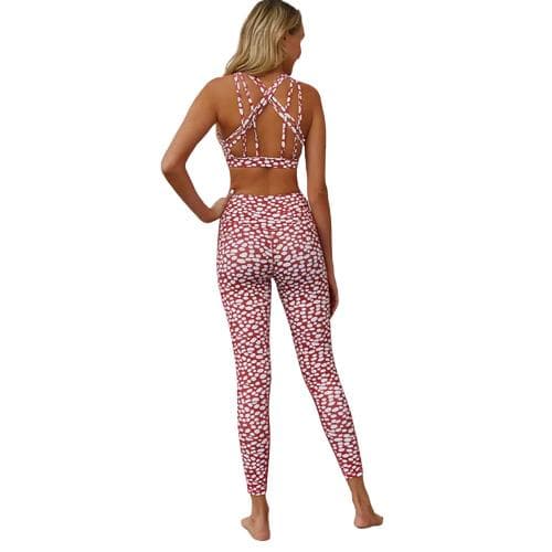 Prickig Yoga Fitness 2-delat Träningsset