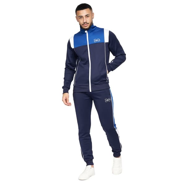 Crosshatch Mens Chinooks Tracksuit Navy/Blue XL