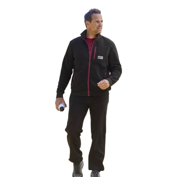 Atlas For Men Mens Fleece Woven Label Tracksuit