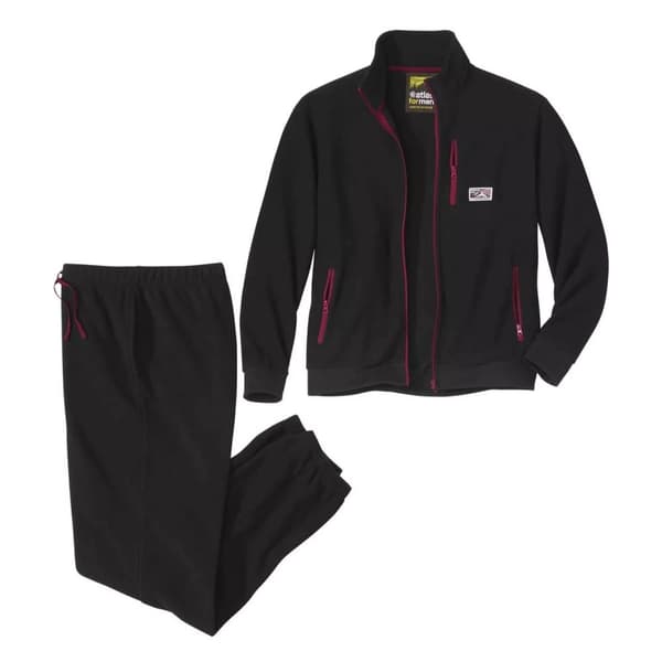 Atlas For Men Mens Fleece Woven Label Tracksuit