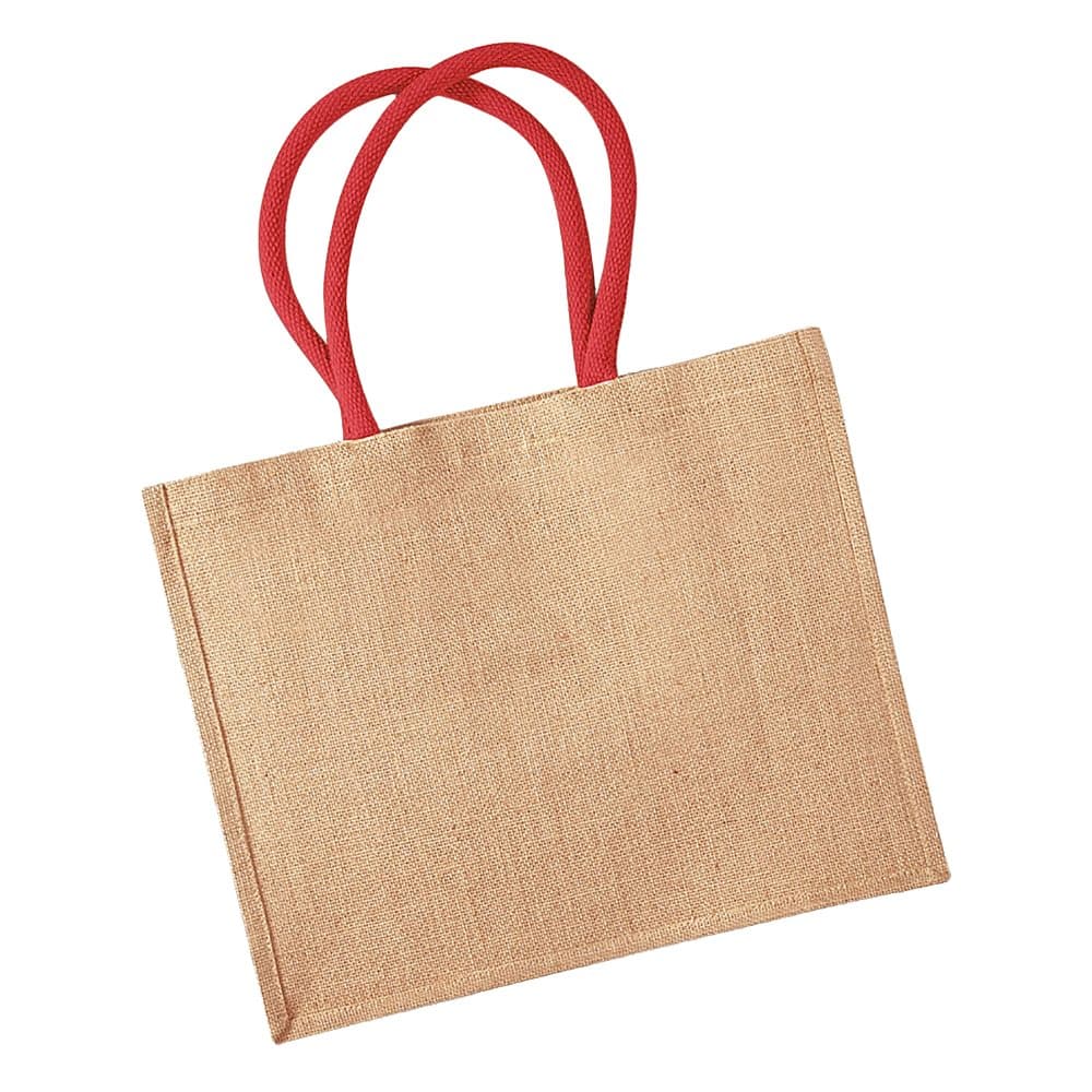 Westford Mill Classic Jute Shopper Bag (21 liter) (förpackning med 2)