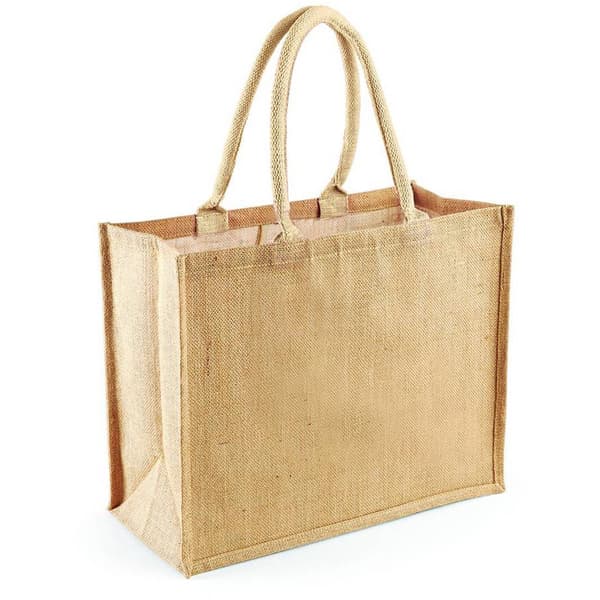 Westford Mill Classic Jute Shopper Bag (21 liter) (pakke med 2)