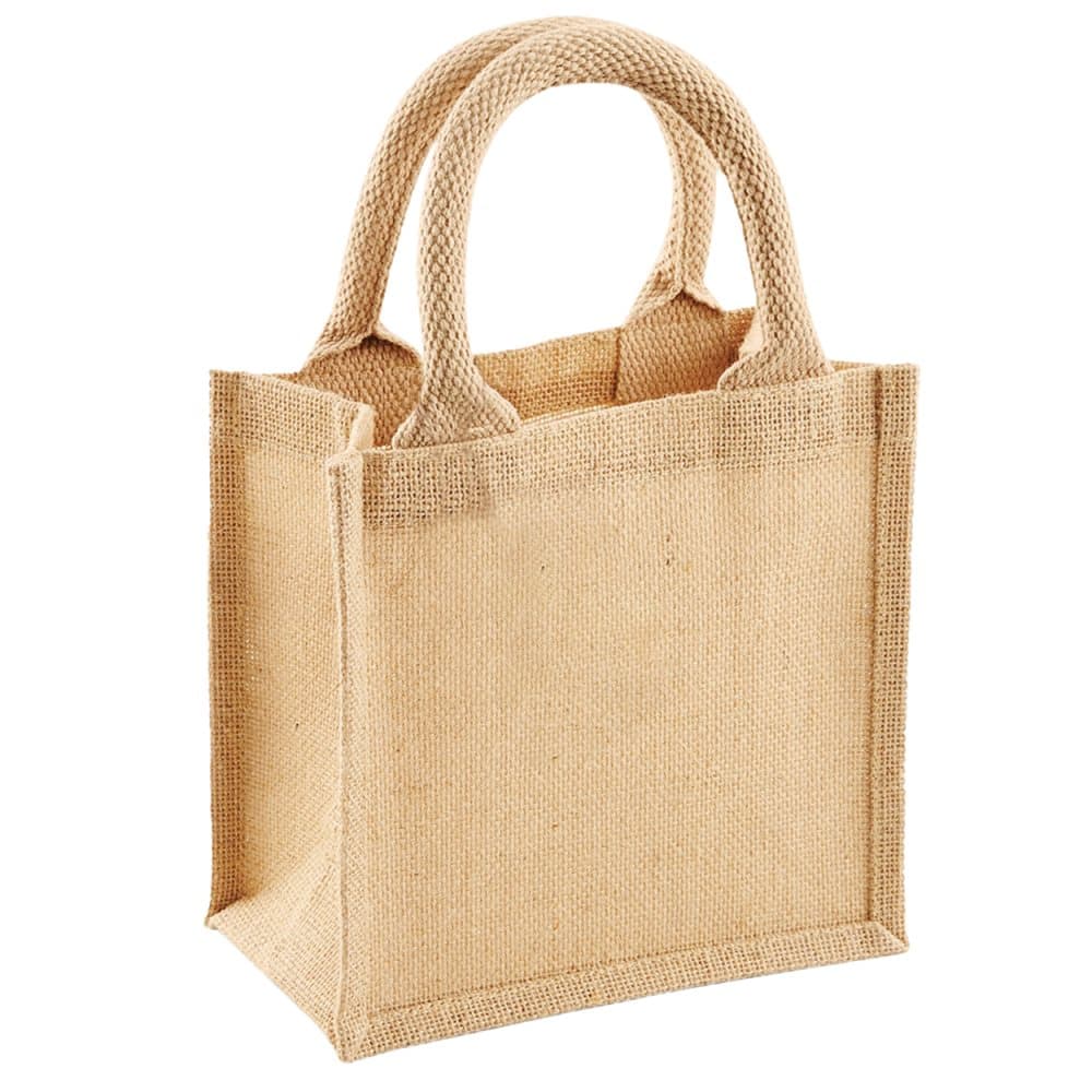 Westford Mill Jute Petite Gift Bag (4L) (förpackning med 2)