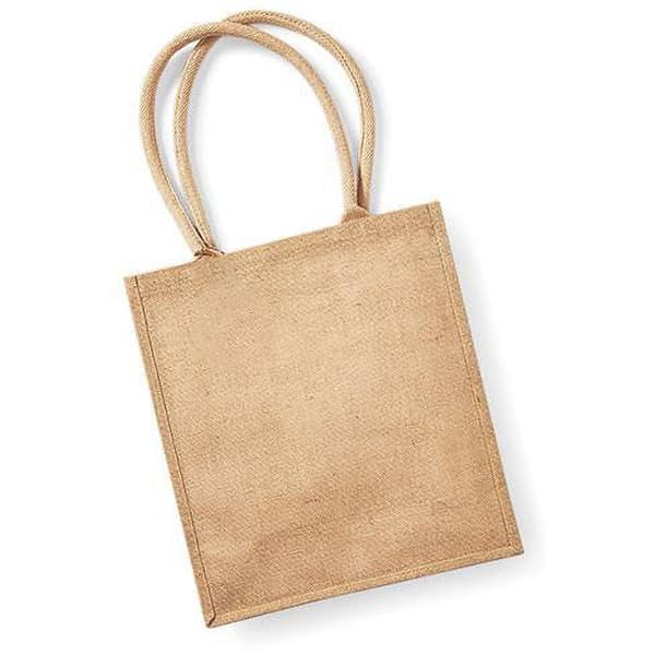 Westford Mill Jute Boutique Shopper Bag (19L) Natural One Size