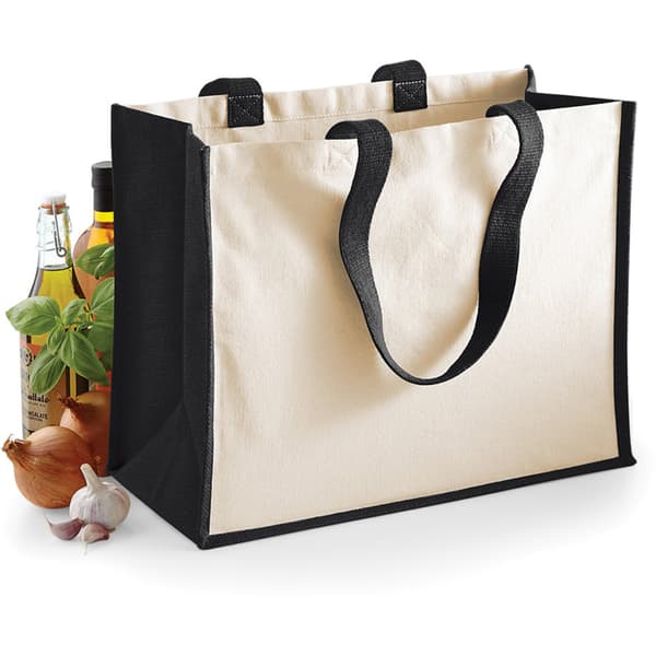 Westford Mill Printers Jute Cot Shopper Bag (21 Litres)