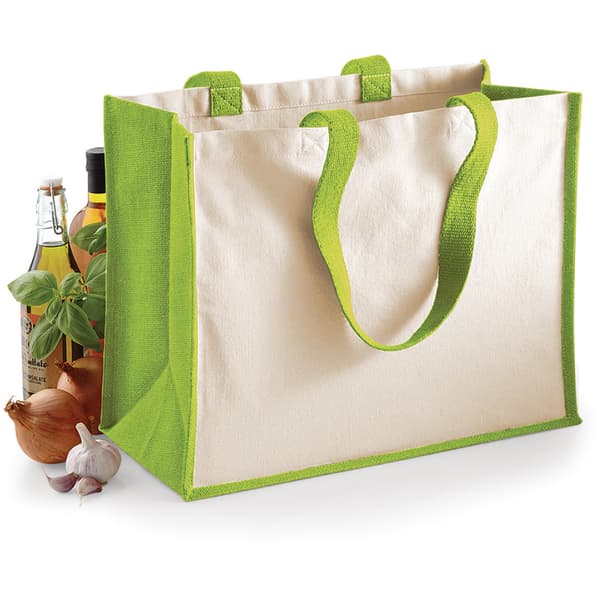 Westford Mill Printers Jute Cot Shopper Bag (21 Litres)