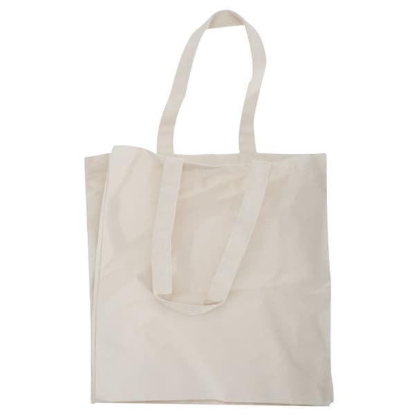 Quadra Canvas Classic Shopper Bag - 19 Litres (Pack of 2) Natural One Size