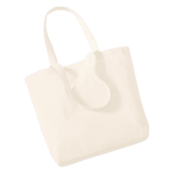 Westford Mill Organic Cotton Shopper Bag - 16 Litres (Pack of 2)