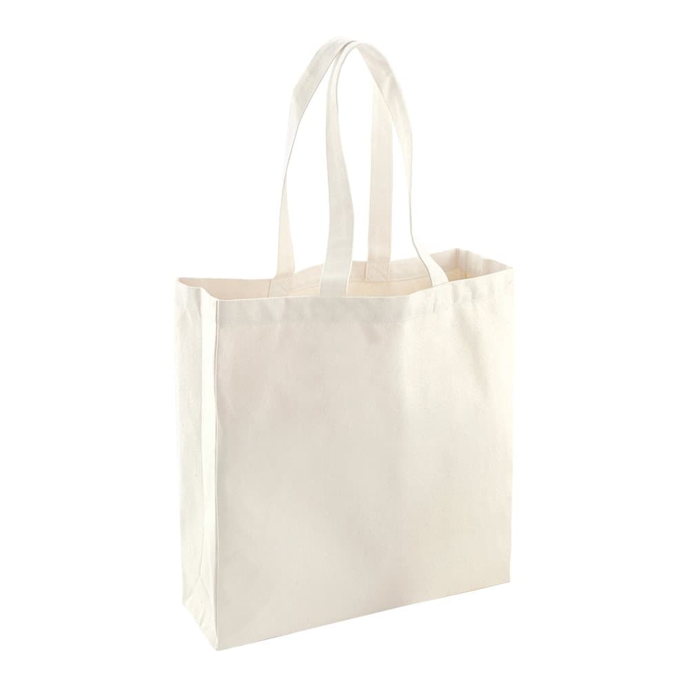 Westford Mill Fairtrade Cotton Classic Tote Shopping Bag (förpackning med 2)