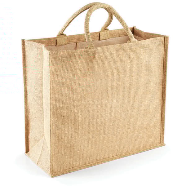 Westford Mill Jumbo Jute Shopper Bag (29 Litres) (Pack Of 2)