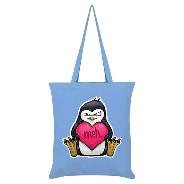 Psycho Penguin Meh Tote Bag Sky Blue One Size