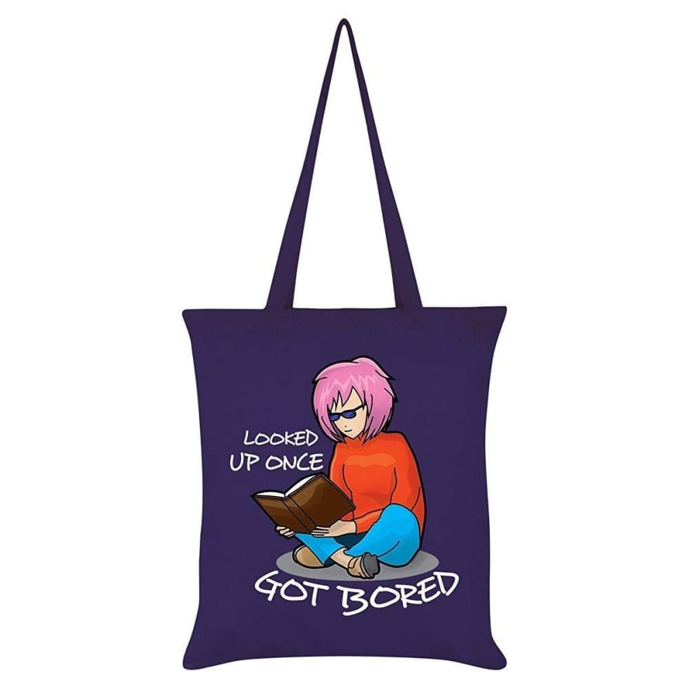 Grindstore Tittade upp en gång blev uttråkad Tote Bag