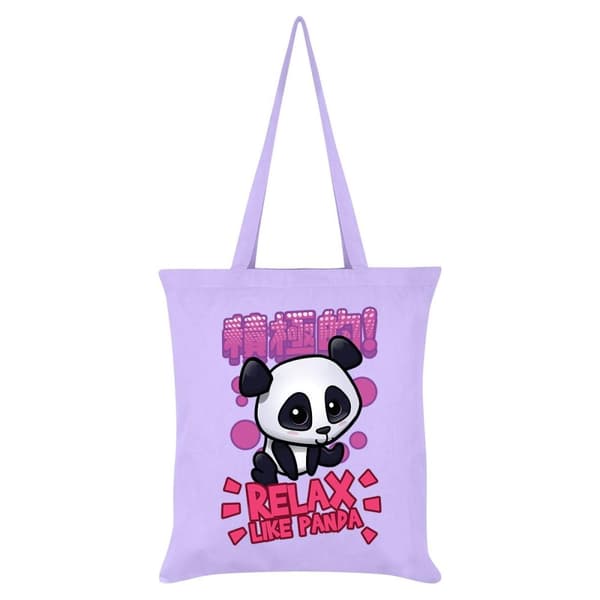 Handa Panda Slap af som Panda indkøbstaske Lilac One Size