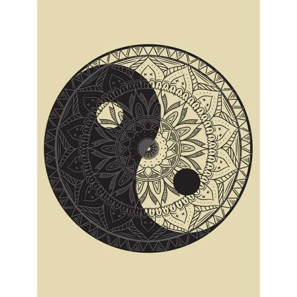 Unorthodox Collective Yin Yang Mandala Tote Bag