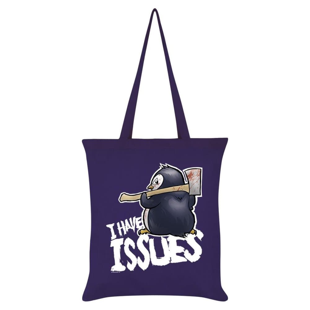 Psycho Penguin Jag har problem Tote Bag