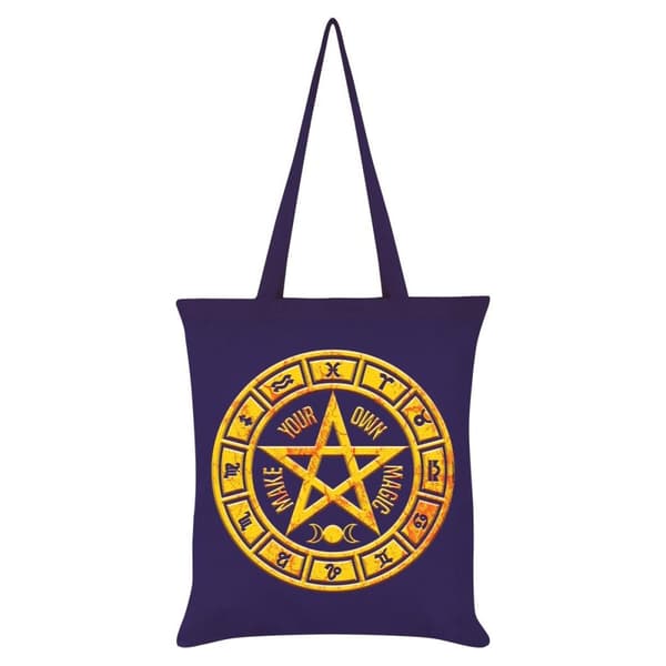 Grindstore Make Your Own Magic Tote Bag Purple One Size