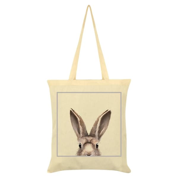 Inquisitive Creatures Hare Tote Bag Cream One Size