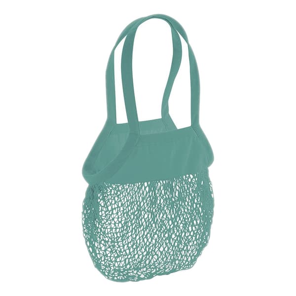 Westford Mill Organic Cotton Mesh Grocery Bag Sage Green One Size