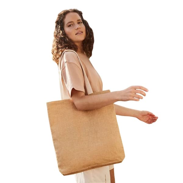 Westford Mill Olaminerad jute shoppingväska