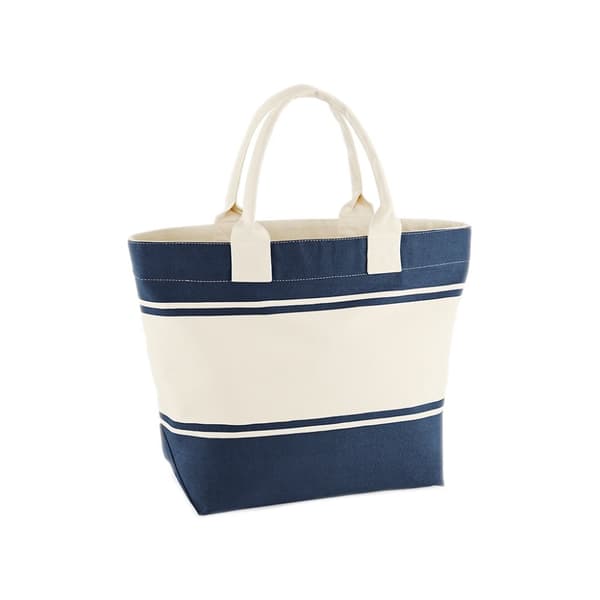 Quadra Dametaske af lærred til kvinder/damer Navy/Off White One Size