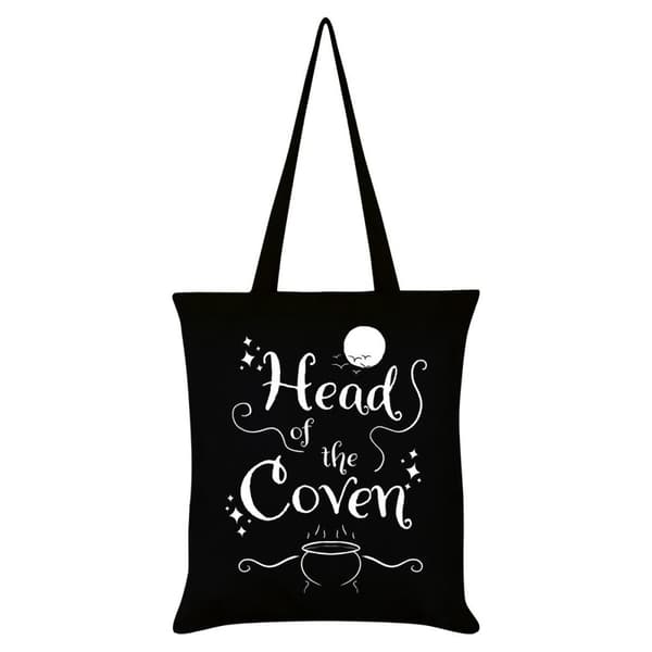 Grindstore Leder af Coven indkøbstaske Tote Bag Black One Size