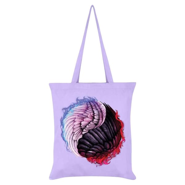Unorthodox Collective Angelic Devil Yin Yang indkøbstaske Lilac One Size