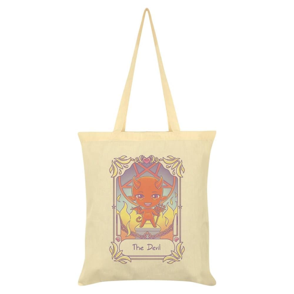 Deadly Tarot Den djävulen Kawaii Tote Bag