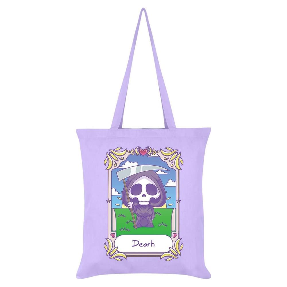 Deadly Tarot Döden Kawaii Tote Bag