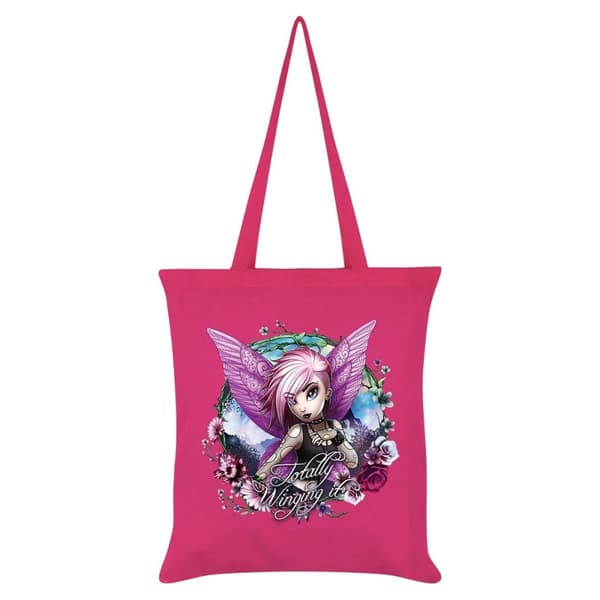 Hexxie Totally Winging It Violet Tote Bag Pink One Size