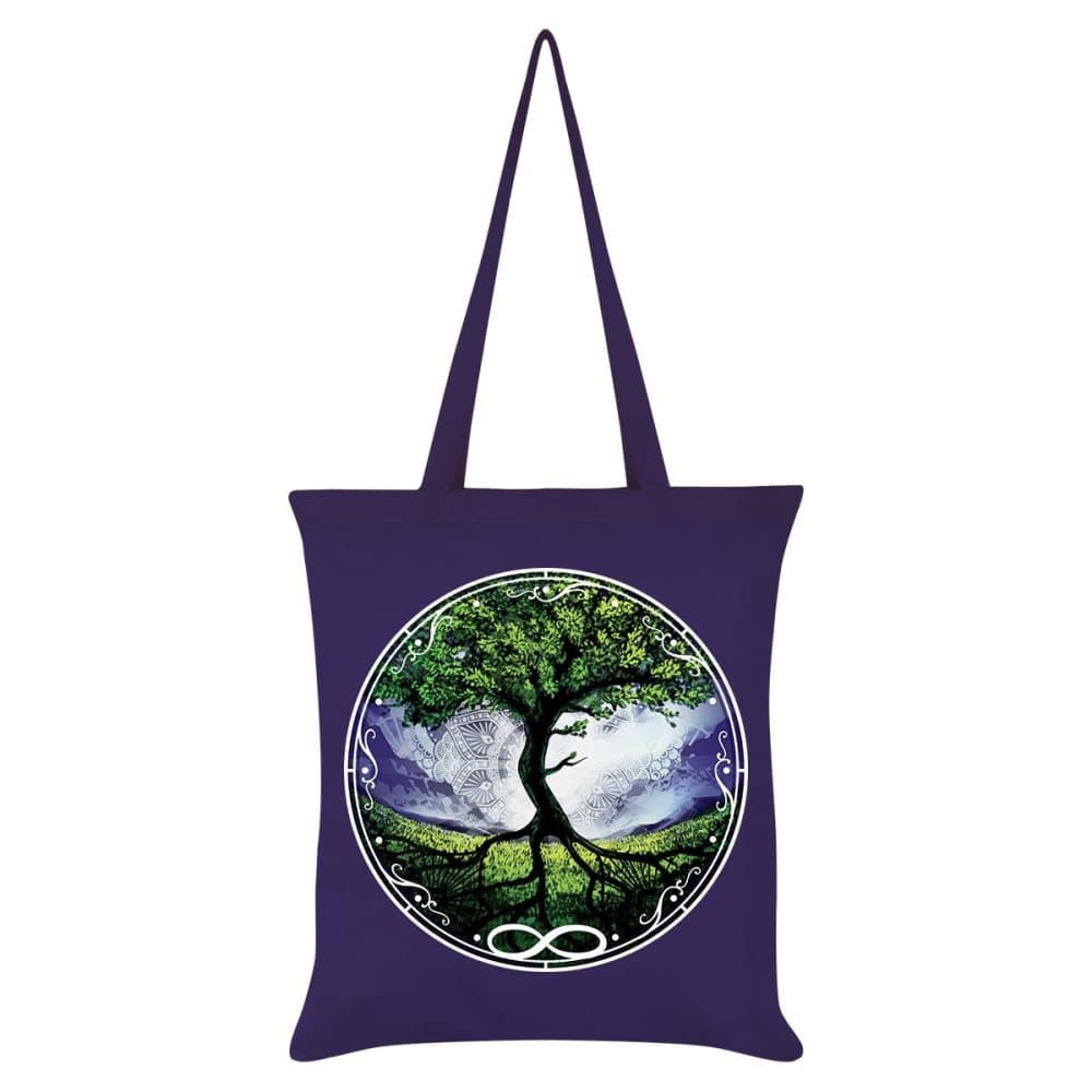 Grindstore Andlig livets träd av liv Tote Bag