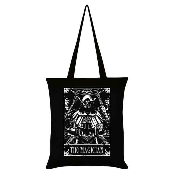 Deadly Tarot Trolden Tote Bag Black/White One Size