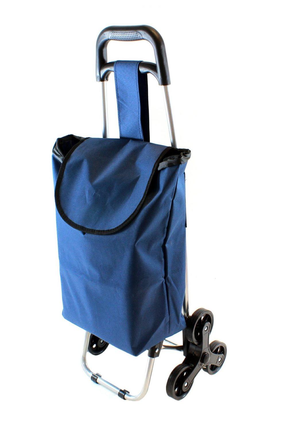 Shoppingvagn med 6 Hjul Tavalax, blå