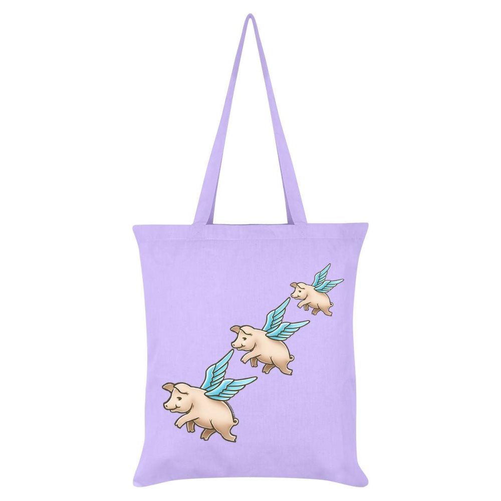 Grindstore Flygande grisar Tygkasse