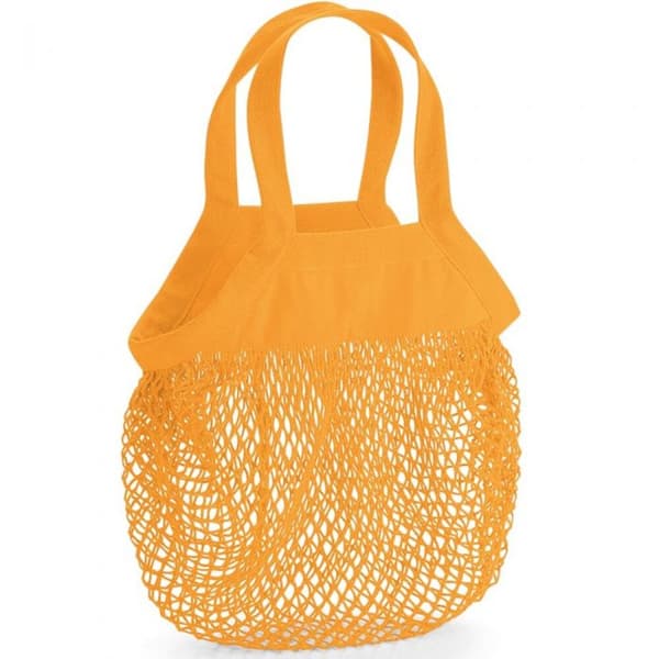 Westford Mill Mini Organic Cotton Tote Amber Brown One Size