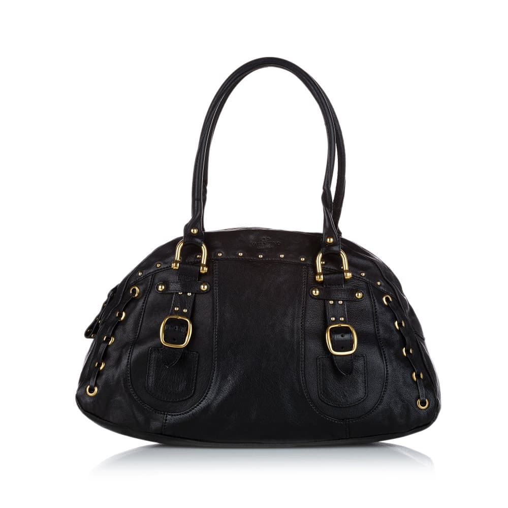Pre-owned Valentino Leather Tote Bag Black