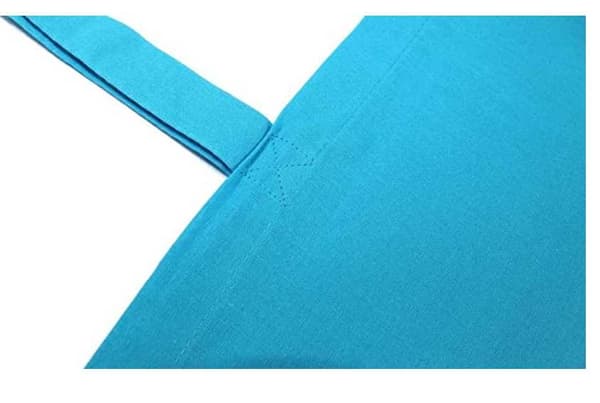 Cotton Bag Two Long Handles - Light Blue 3 pcs
