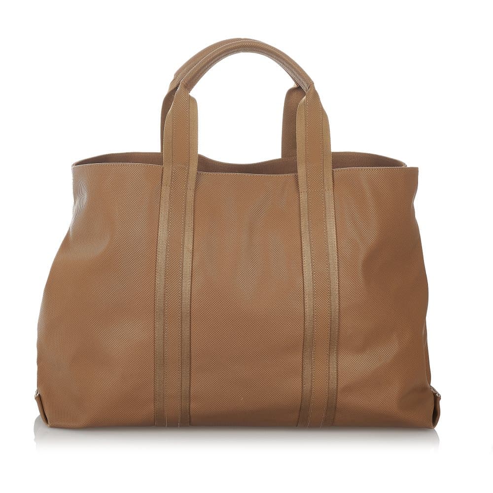 Pre-owned Bottega Veneta PVC Tote Bag Brown