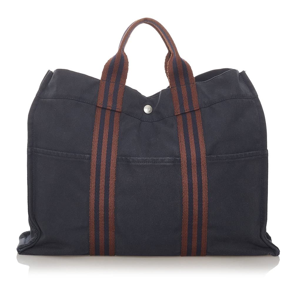 Pre-owned Hermes Fourre Tout MM Blue