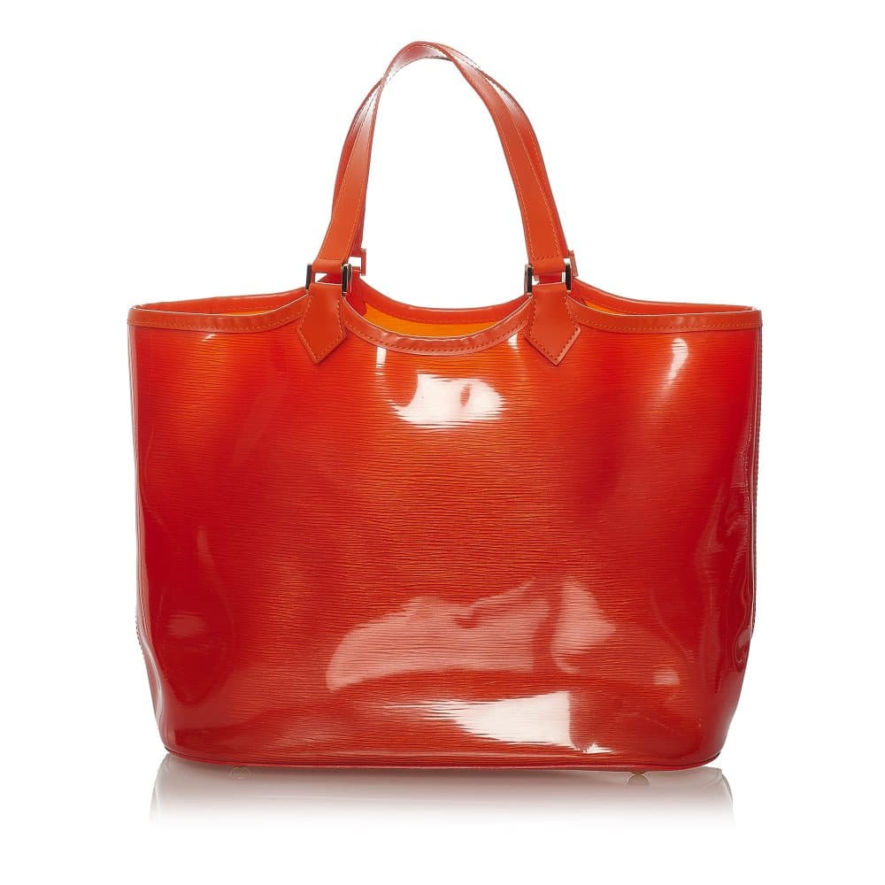 Pre-owned Louis Vuitton Epi Plage Lagoon Red