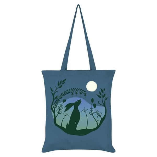 Grindstore Harvest Moon Tote Bag Airforce Blue/Green One Size