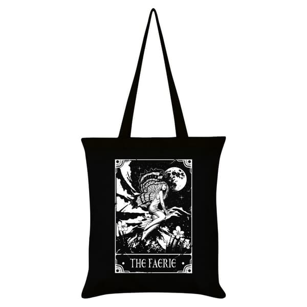 Deadly Tarot The Faerie Tote Bag Black/White One Size