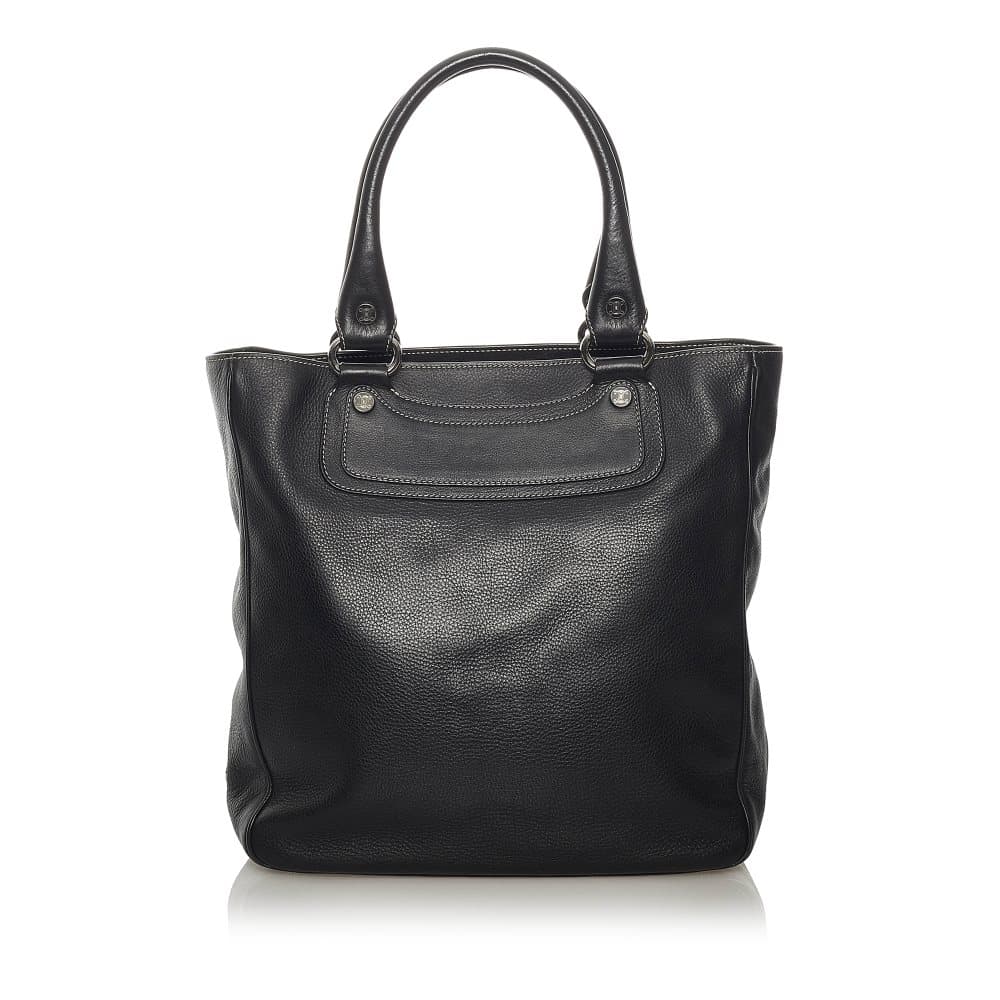 Pre-owned Celine Boogie Leather Tote Bag Black