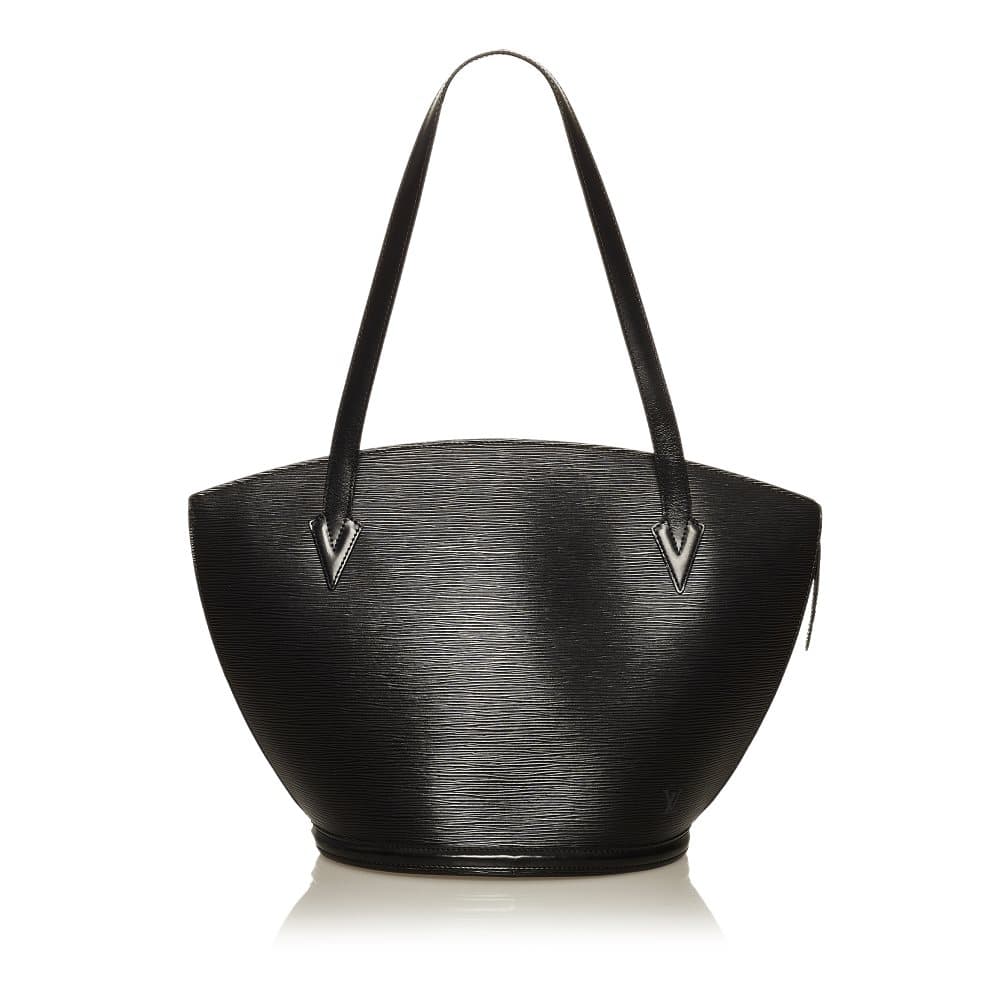 Pre-owned Louis Vuitton Epi Saint Jacques Long Strap PM Black