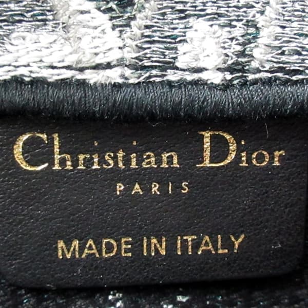 Pre-owned Dior Tie Dye Vertical Book Tote Green