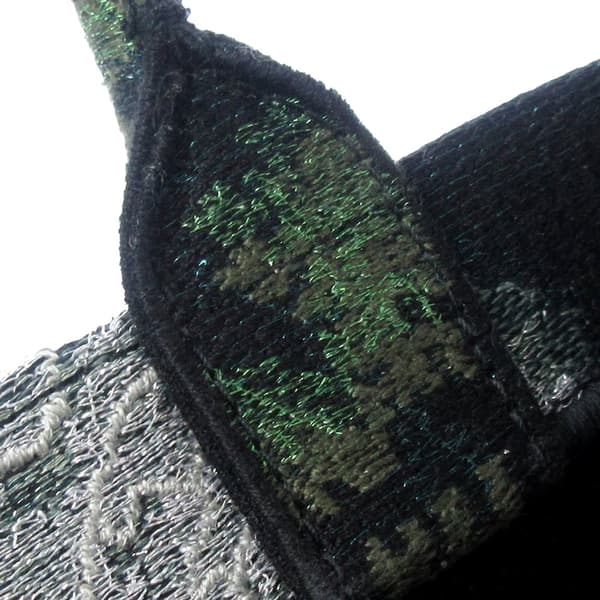 Pre-owned Dior Tie Dye Vertical Book Tote Green